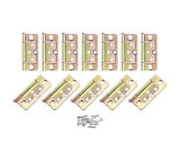 Cerniere a scomparsa pieghevoli, 12 pezzi, 3x1,4 pollici, cerniere for porte, cerniere for porte a soffietto, cerniere antirumore, placcatura for mobili, armadi, finestre, guardaroba con viti, colore