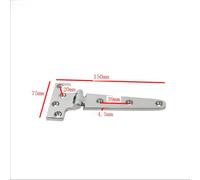 Cerniere a T in Acciaio 316 Set 2PZ 150x75mm Ferramenta Marina per Barche