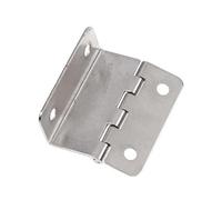 cerniere a tripla piega 2 pezzi cerniera for armadio 41 mm porta bagagli mobili scatole 4 fori cerniere a tre pieghe decorazione(Silver A)