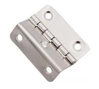 cerniere a tripla piega 20 pezzi di ferro ispessito silenzioso a tre pieghe cerniera quattro doppia piegatura accessori hardware for mobili for porte armadio ingegneria(50x15x1.0mm-1)