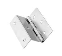 cerniere a tripla piega Cerniere for armadietti in argento da 44 mm Cerniera for scatola piegata a tre pagine equivalenti decorativa for porta del cassetto della mobilia