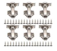 Cerniere A2202C, 2 cerniere S auliche, anta dell'armadio placcata con copertura del braccio, 4 mm S per parte anteriore posteriore su giù, 6