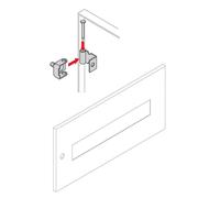 Cerniere Abb per pannelli frontali in metallo 20 pezzi PHFP0020