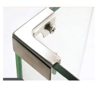 cerniere， Accessori for staffe combinate con clip di fissaggio for vetro da 2 pezzi, rinforzati 6-9 mm