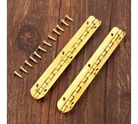 Cerniere antiche, bronzo decorativo, cerniera for scatola di legno, 2 pezzi accessori for mobili for armadietto gioielli antichi scatole di legno cerniere decorative ferramenta for mobili 100 * 9 mm c