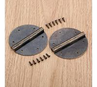 Cerniere antiche, decorative in bronzo, cerniera for scatola di legno, 2 pezzi 60 mm Cerniera for mobili antica Scatola di legno rotonda Accessori for cerniere for porte Accessori Cerniere for scatole