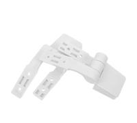 Cerniere Asse Wc di Ricambio in Plastica Bianca per Sedile | Accessori per Wc, Fissaggio per Sedile e Toilette Rv, Resiste All'usura, per Manutenzione Fai da Te