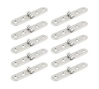 Cerniere avvitabili con cerniera pieghevole da 180 gradi for della porta dell'armadio Accessori hardware for mobili 6-10 pezzi Per Tavoli Pranzo Pieghevoli(10pcs)