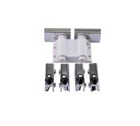 Cerniere Cerniera for albero con apertura libera su e giù for raccordi hardware in vetro for mobili in argento Porta dell'armadio Singola doppia in Interne(Double door hinge)