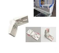 cerniere Cerniera in plastica per porta del congelatore a pozzetto con contrappeso per frigorifero da 2 pezzi 95°-110° aperta hardware (Color : 6 Holes, Size : 2PCS)