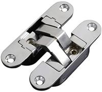 Cerniere Cerniere Nascoste in Lega di Zinco Cerniera per Porta Pieghevole Invisibile A Scomparsa Multi Formato con Vite per Cerniere Hardware per Mobili Cerniere,110x30 Mm Aperto A Destra,Sensatio