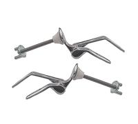 Cerniere Conca 45° inclinate ottone cromato fissaggio dal basso per copriwater in legno by HYDRO HOME