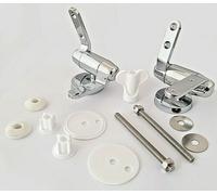 Cerniere copriwater universali 2pz cromate chiusura ammortizzata Art.59609