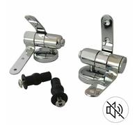 Cerniere copriwater universali 2pz cromate chiusura ammortizzata Art.79573