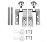 Cerniere cromate per la maggior parte dei sedili WC in legno, con bulloni, viti e dadi