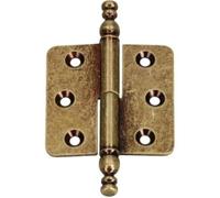 Cerniere decorative KOTARBAU, cerniere a fascia per mobili, cerniera per mobili, universale, resistente alla ruggine, sinistra robusta e pratica in ottone antico, 45 x 45 mm