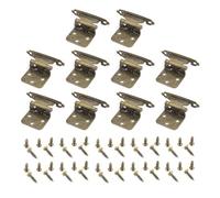 Cerniere di chiusura semi nascoste per armadietti da cucina, 10 pezzi, cerniere ad incasso antiche per mobili da bagno