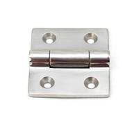 Cerniere di grandi dimensioni in fusione di precisione in acciaio inossidabile, accessori for ferramenta for impieghi gravosi, apparecchiature elettriche, 1 pezzo(75mmx75mmx6mm)