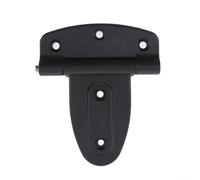 Cerniere di porta in nylon, 131 x 108 mm, cerniera industriale nera per scatola di distribuzione elettrica, perno fisso carico 15 kg
