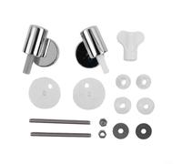 Cerniere di ricambio a chiusura rallentata, in lega di zinco, con colonna alta, per sedile WC, tradizionale contemporaneo