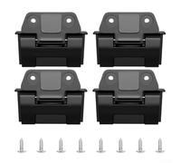 Cerniere di ricambio per Igloo 25QT, 52QT, 72QT, 72QT, set di chiusure in plastica con viti argentate (4 set)