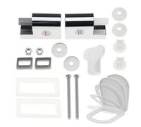 Cerniere di ricambio per sedile WC, cerniere e fissaggi per WC in ABS ad alta resistenza, durevoli per la casa e l'hotel