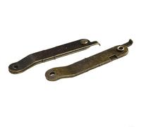 Cerniere di supporto dal design classico, confezione da 4, per migliorare l'estetica dei mobili in legno (bronzo)