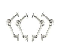 Cerniere Di Supporto Per Copertura In Nichel Satinato 4PCS, Cerniere Per Porte Dell'armadio Chiuse Morbide, Utilizzate Per Armadi, Armadi, Ecc.