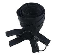 Cerniere for cucire,5# 8# 10# 70~230 cm aperte a doppio cursore Cerniera in plastica for giacche Fai da te for indumenti for coda con apertura a due vie for abbigliamento(5# 100cm)