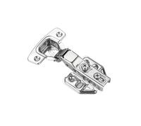Cerniere for mobili a chiusura ammortizzata - Cerniere for porte parzialmente sovrapposte in acciaio inossidabile for mobili senza telaio(Ch101 10pcs)