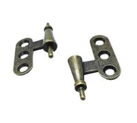 Cerniere for mobili antichi, 1 pezzo, cerniera pieghevole staccabile in bronzo verde for porta dell'armadio, mobili, ferramenta retrò vintage sinistra