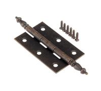 Cerniere for mobili in bronzo antico 5 "x 3" Hardware for mobili vintage a 6 fori in metallo ferro 1 pcs