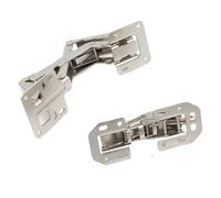 Cerniere for mobili, senza foratura, for mobili da cucina, armadi, ante, con viti, ferramenta for mobili(2pcs 4 Inches)
