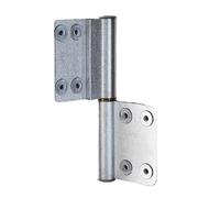 Cerniere for porta del bagno in lega di alluminio, cuscinetto for porta dell'armadio, scatola industriale, cerniera ammortizzante regolabile, ferramenta(Sand Silver)