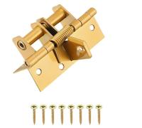 Cerniere for porte a chiusura automatica da 1 pz con posizionamento a 90 gradi integra cerniera a molla più vicina e tappo(Gold)
