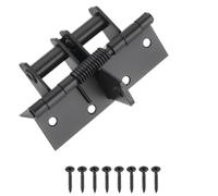Cerniere for porte a chiusura automatica da 1 pz con posizionamento a 90 gradi integra cerniera a molla più vicina e tappo(Black)