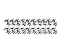 Cerniere for porte 'armadio in nichel satinato con chiusura morbida da 20 pezzi, for armadi completamente sovrapposti, angolo di apertura 110 gradi, nascosto, strumenti hardware