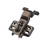 Cerniere for porte con telaio in alluminio, cerniere silenziose con ammortizzatore idraulico incorporato silenzioso in acciaio laminato a freddo for porte in legno, controporte((BLACK) INSERT EMBED)