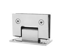 Cerniere for porte da doccia 90 gradi Cerniera in vetro for porta dell'armadio pieghevole for bagno senza telaio in acciaio inossidabile