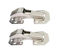 Cerniere for porte dell'armadio da 5 pollici Cerniere a scomparsa for la cucina Cerniere a molla for porte dell'armadio-Nessuna fessura richiesta(2pcs set)