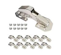 Cerniere for porte dell'armadio da 5 pollici Cerniere a scomparsa for la cucina Cerniere a molla for porte dell'armadio-Nessuna fessura richiesta(10pcs set)