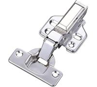 Cerniere for porte di unità da cucina, chiusura ammortizzata con cuscinetti a sfera in acciaio Mobili idraulici in nucleo in rame Ammortizzatore for armadio a metà sovrapposizione