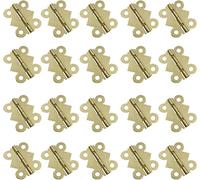 Cerniere for Porte E Armadi A Farfalla Da 20 Pezzi, Multicolor, Dimensioni 90° E 180°(Unique Colour,Small 180°)