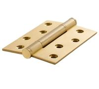 Cerniere for porte interne lisce in ottone massiccio Nurlin da 4 pollici, oro antico, bronzo, nero opaco, nichel spazzolato opzionale(H401-BN)