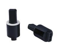 Cerniere for sedile da 2 pezzi, cerniere for coperchio WC, connettori di fissaggio for montaggio coperchio WC for cerniere di ricambio con ammortizzatore rotante a chiusura ammortizzata