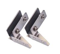 Cerniere for vetrine con cerniere for porte in vetro non perforate da 2 pezzi, clip for albero rotante for vino(A)