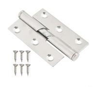 Cerniere funzionali in acciaio inox per porte sollevabili per un facile accesso al bagno e alla toilette (7,6 cm a sinistra)