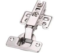 Cerniere idrauliche for armadietti in acciaio inossidabile da 10 pezzi Ammortizzatore staccabile con chiusura silenziosa morbida for mobili armadio cucina