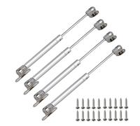 Cerniere idrauliche for mobili da cucina, cerniere a molla a gas for porta dell'armadio, 4 pezzi Per Mobili(Silver,12KG 120N)