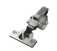 Cerniere idrauliche for porte a due stadi con smorzamento in acciaio a 2 binari freddi, cerniera for porta dell'armadio, ammortizzatore, cerniera con chiusura ammortizzata(803-1 Insert embed)
